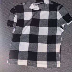 shein mock neck short sleeve too